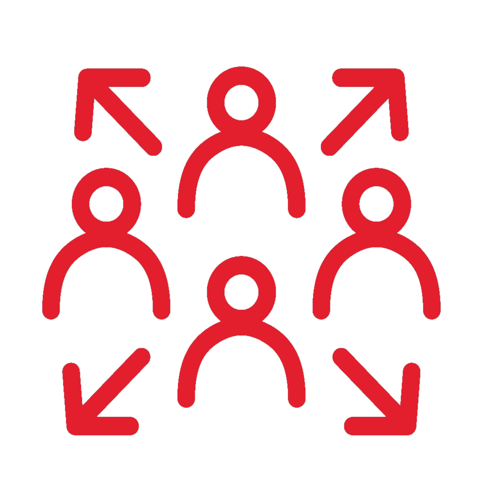 Global professional network icon
